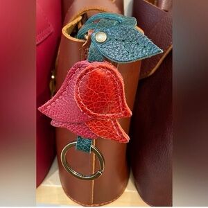 Portland Leather Floral Bag Charm Bag Flair - NEW